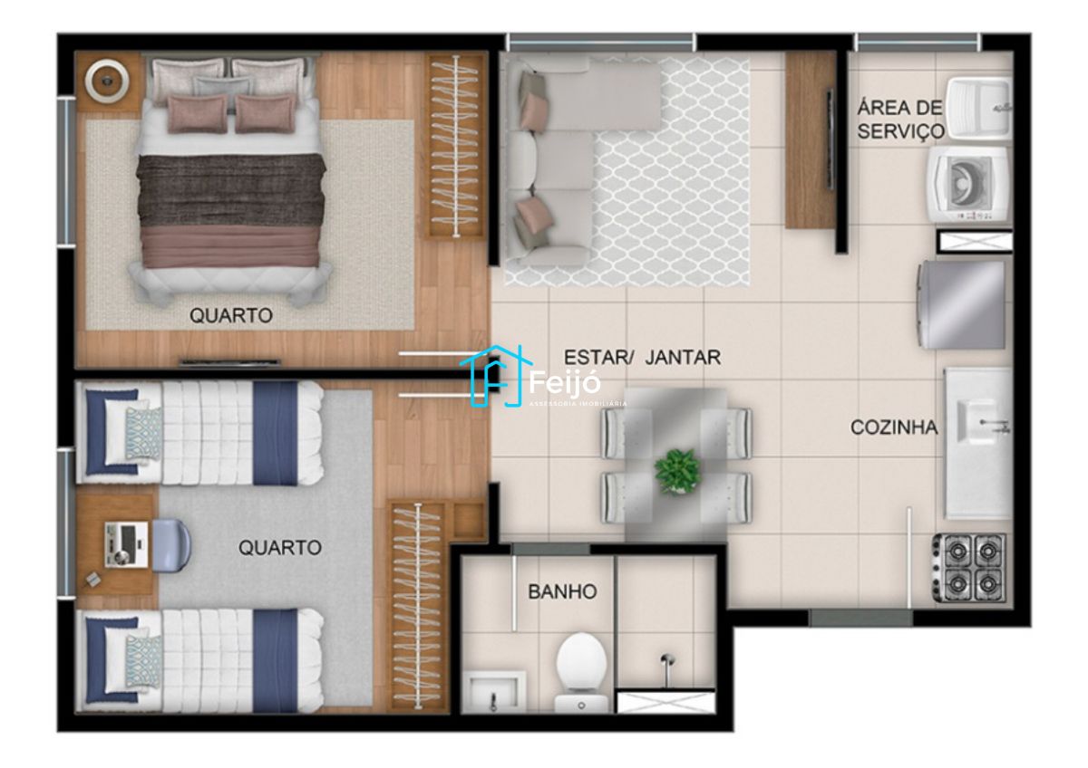 Apartamento à venda com 2 quartos, 39m² - Foto 17