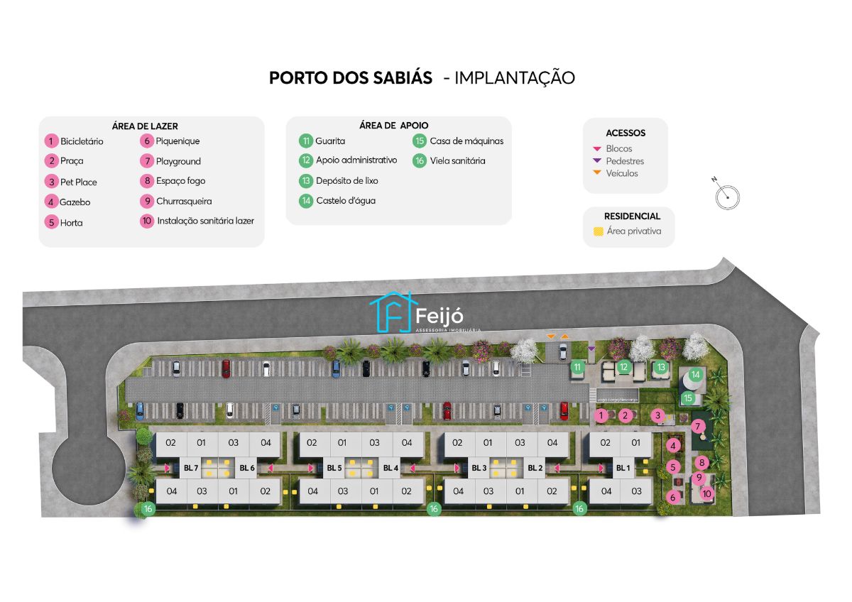 Apartamentos 2 dormitórios na Restinga - Empreendimento Porto dos Sabiás