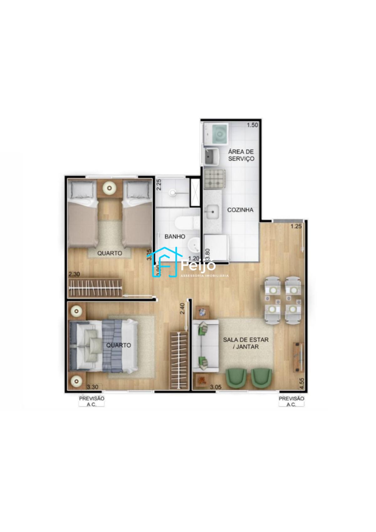 Apartamento, 2 quartos, 40 m² - Foto 15