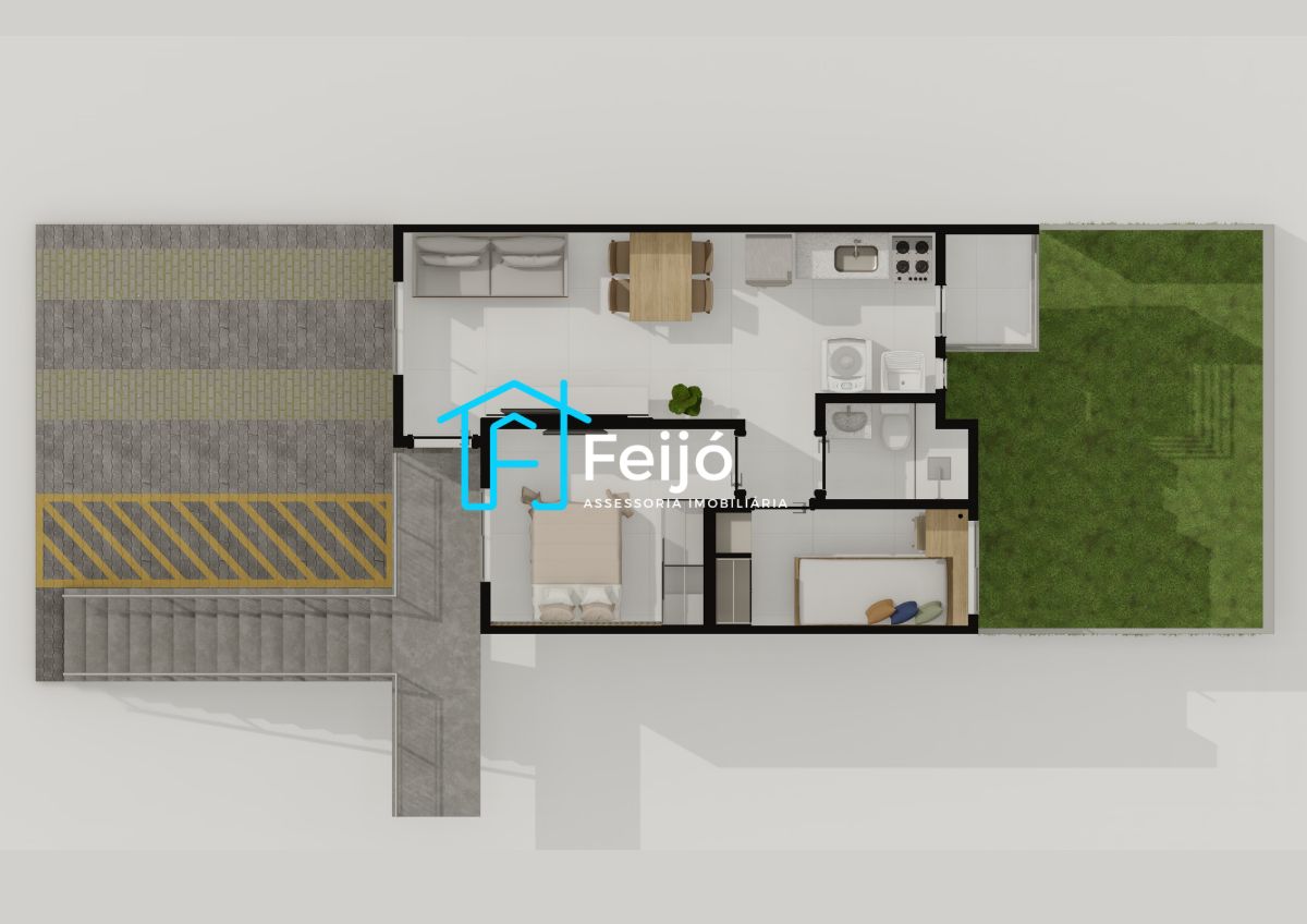 Apartamentos 2 dormitórios com opção de pátio na Restinga próx. A Pizzaria Solar