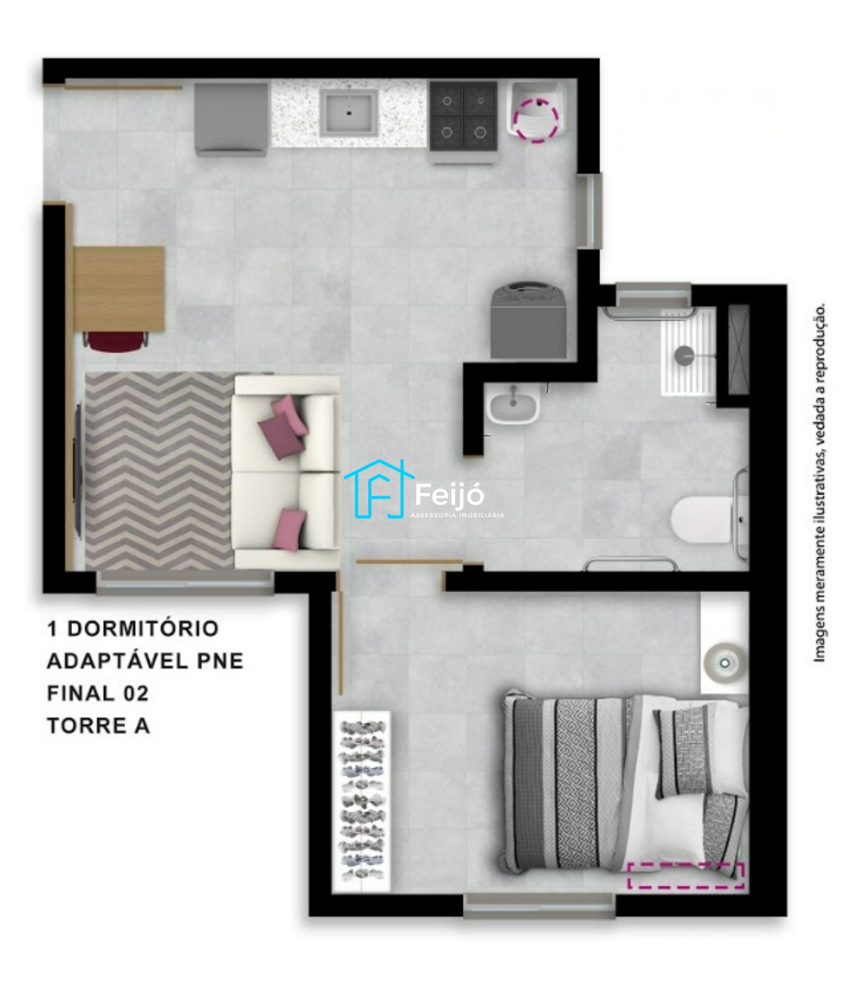 Apartamentos Studios na Hípica próximo ao Desco