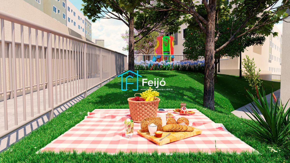 Últimos apartamentos 2 dormitórios com pátio em Viamão