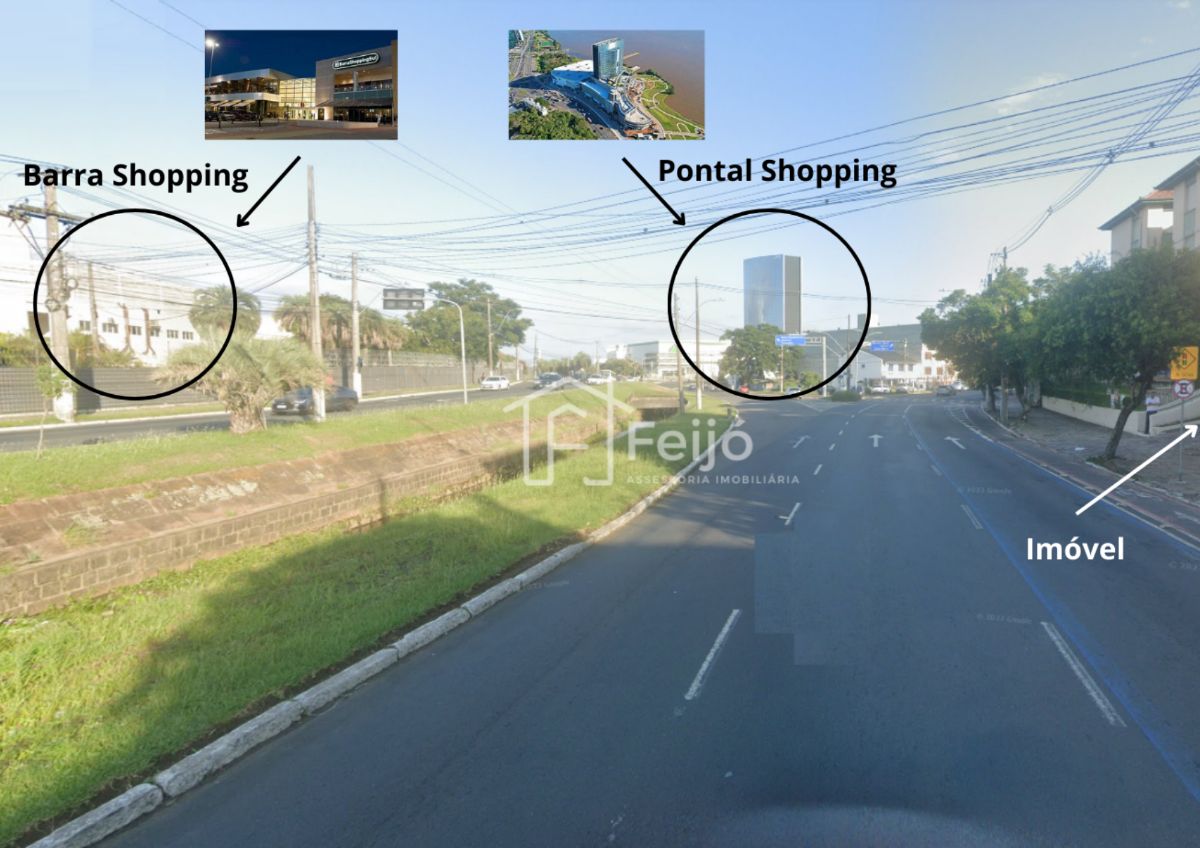 Apartamento 2 dormitórios com ótima vista ao lado do Barra Shopping Sul