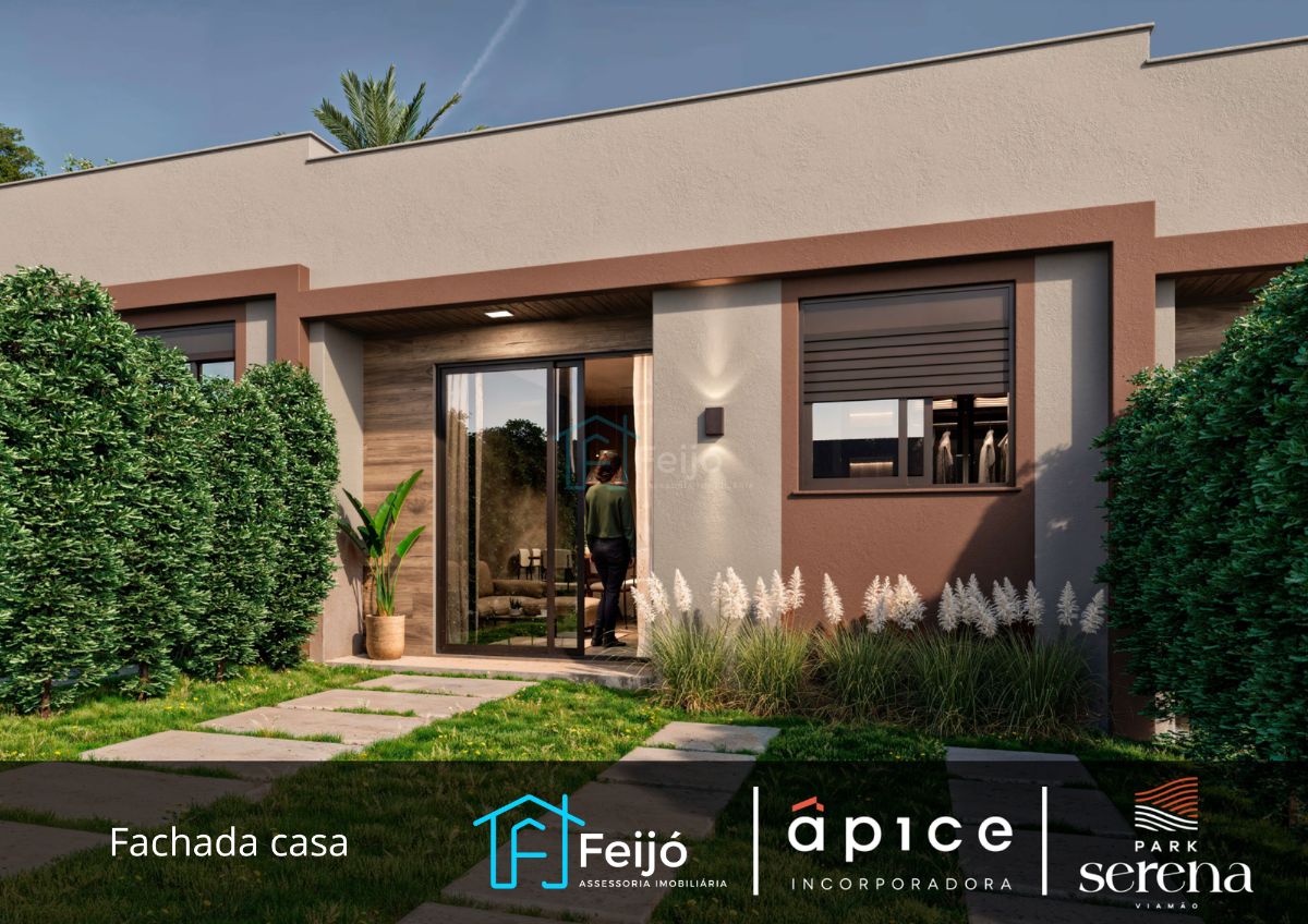 Casas 2 dormitórios com pátio e churrasqueira - Viamão