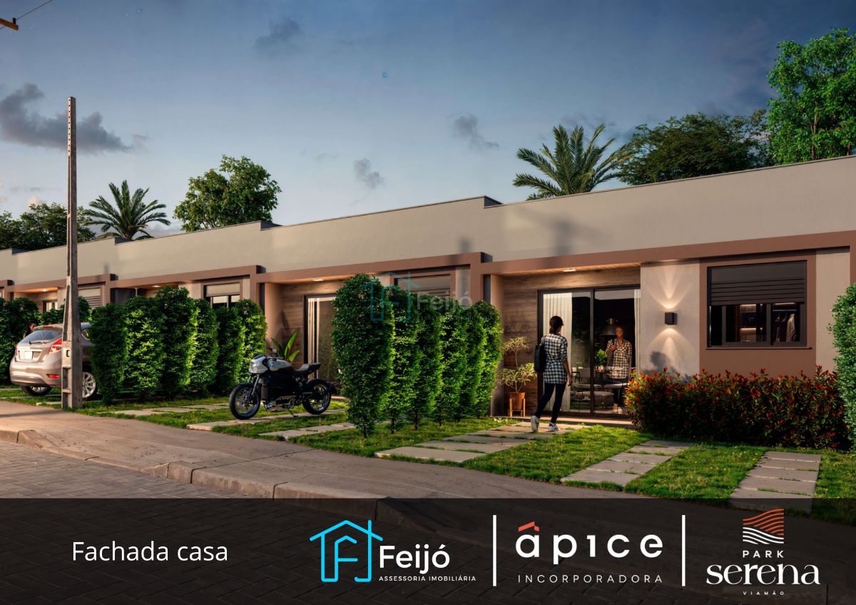 Casas 2 dormitórios com pátio e churrasqueira - Viamão