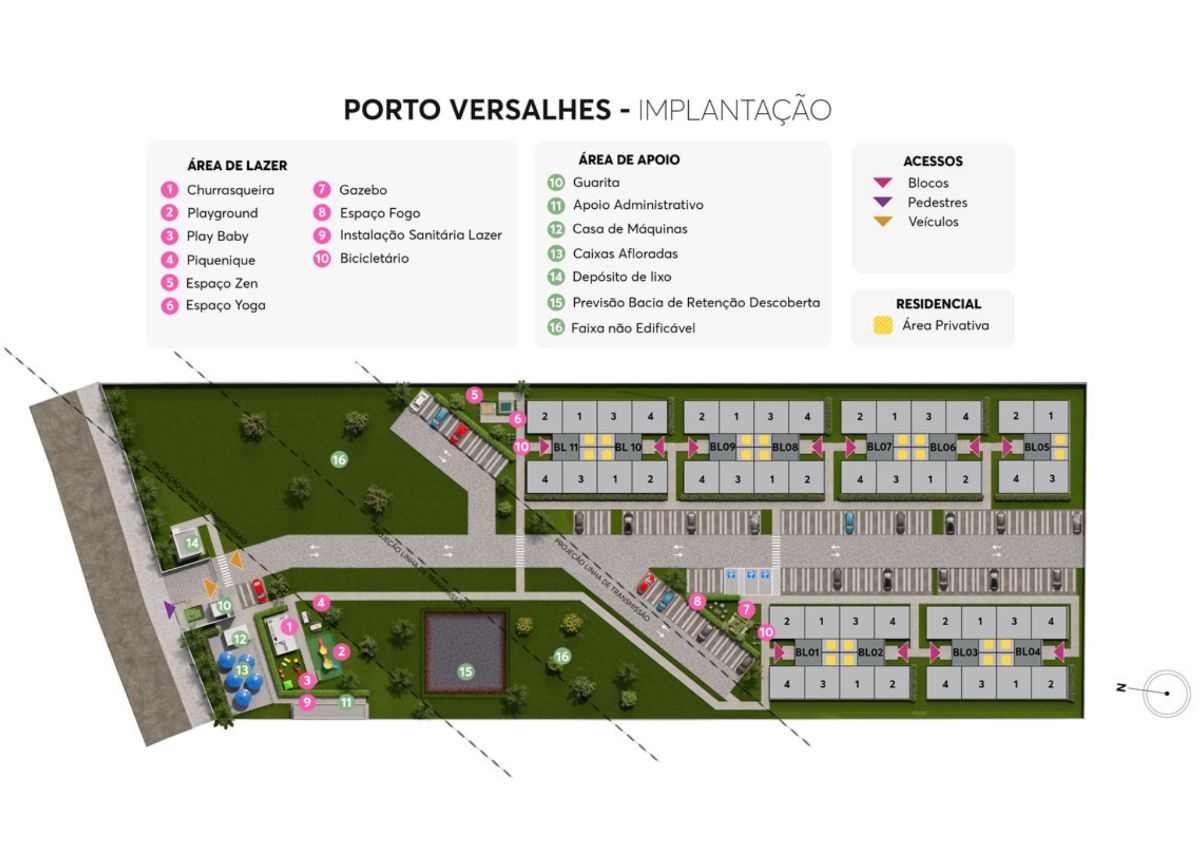 Apartamentos 2 dormitórios com opções de sacada com churrasqueira - Zona Norte - Sarandi